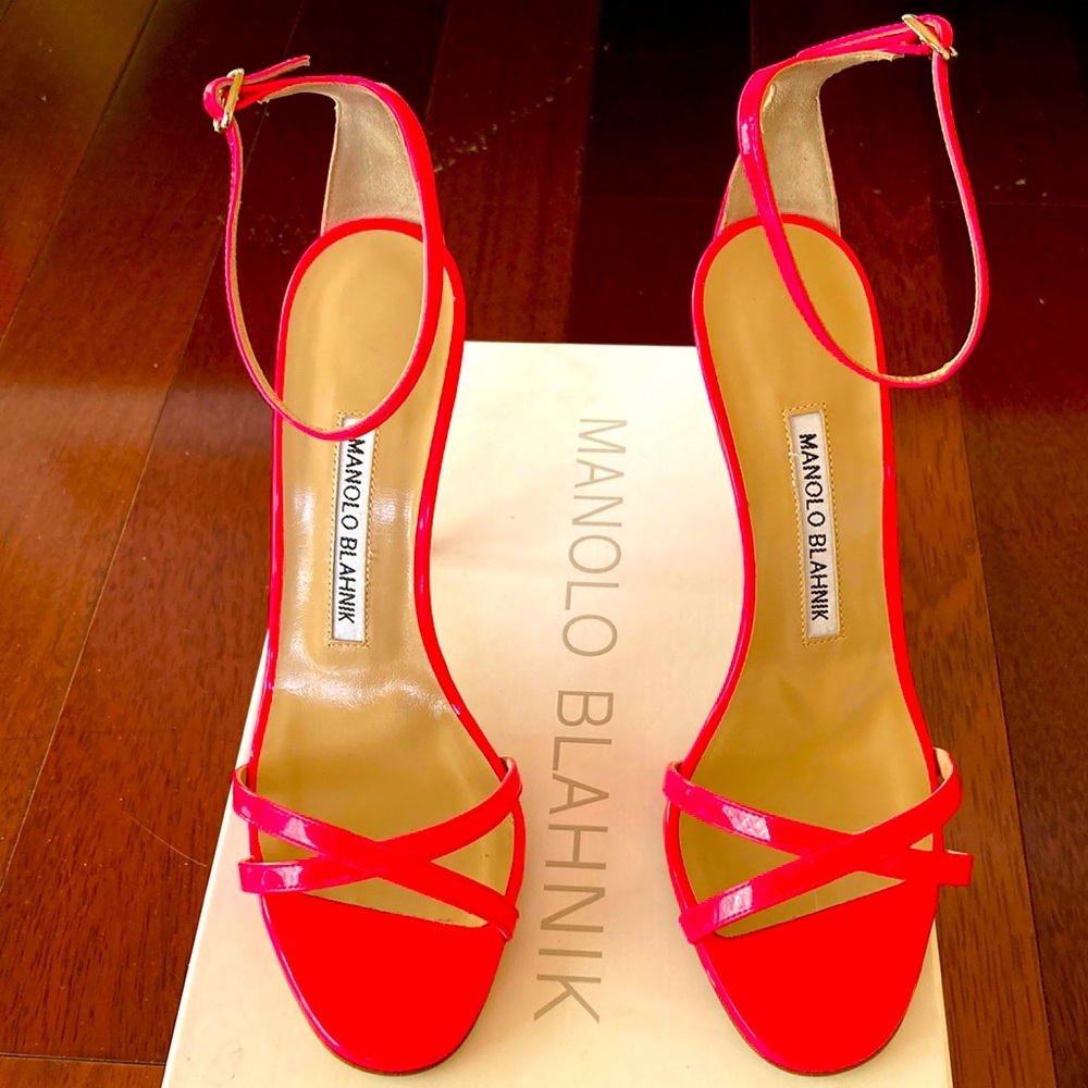 Manolo Blahnik  Paloma sandal.